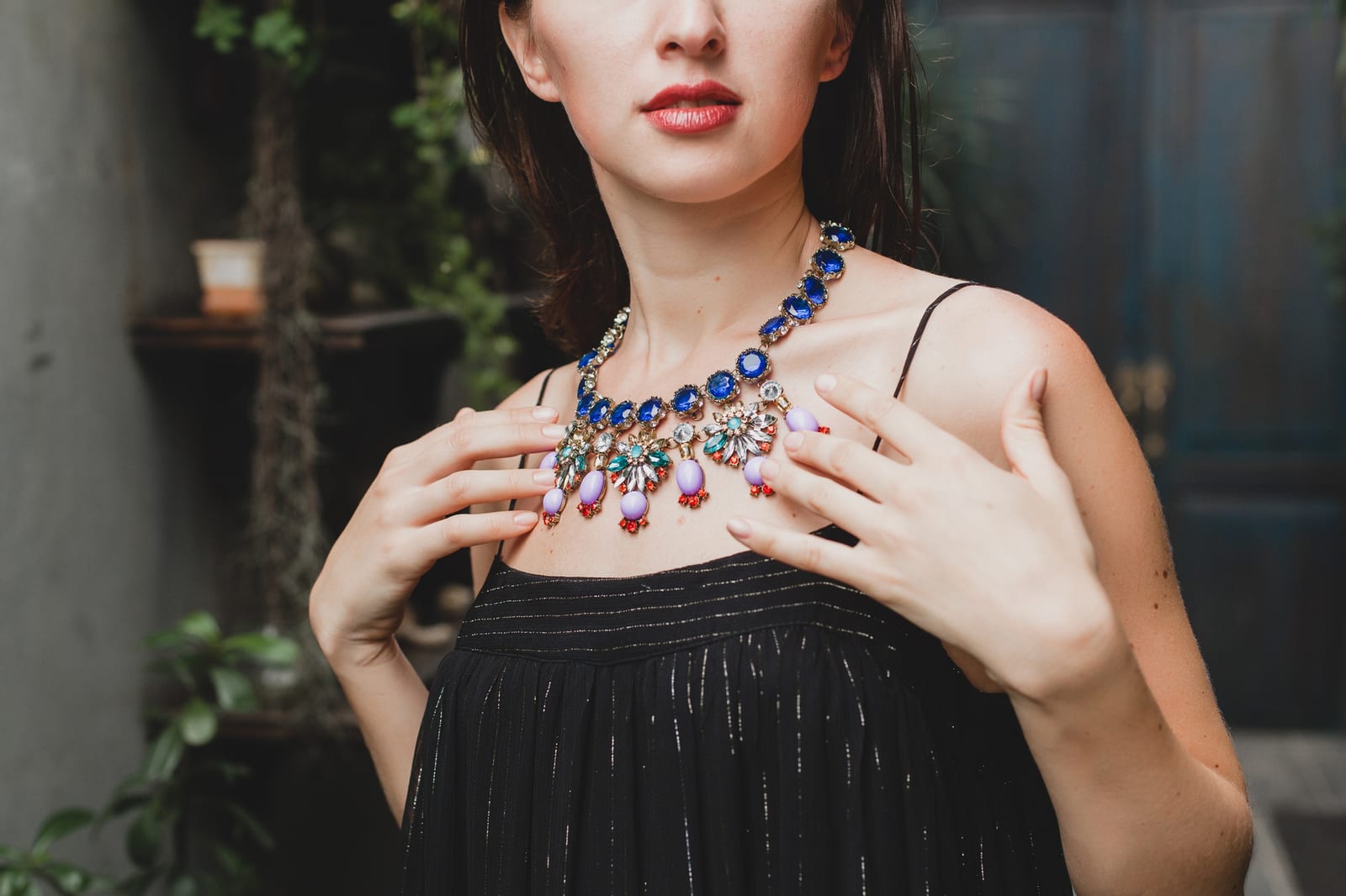 Conjunto de colar e anel sob medida pensado para casamento